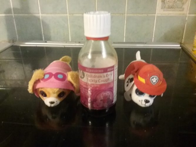 My 5 year old was still coughing and sniffing