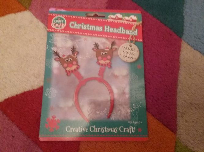 Christmas reindeer head band