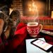young children - feet up and cup of tea
