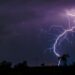 Hurricane Hannah lightening